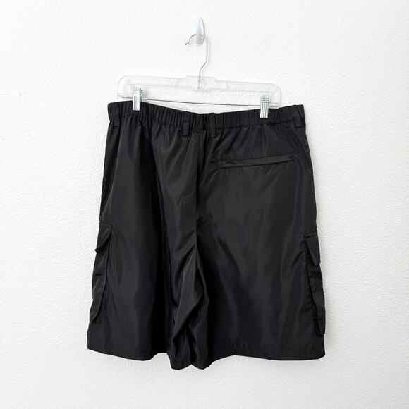[Anthropologie] Black Elastic Waist Relaxed Fit Slouchy Cargo Shorts NWT Size XL - Picture 5 of 11